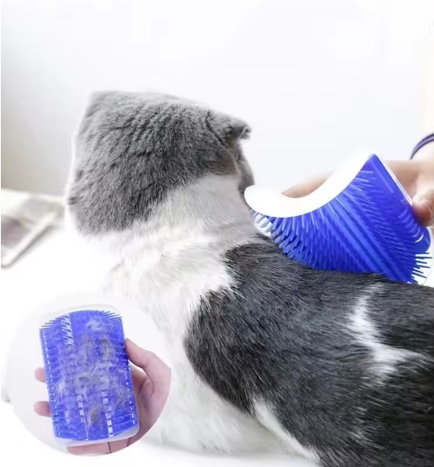 Brosse Murale Auto-Nettoyante pour animaux