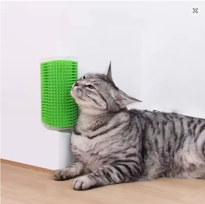 Brosse Murale Auto-Nettoyante pour animaux
